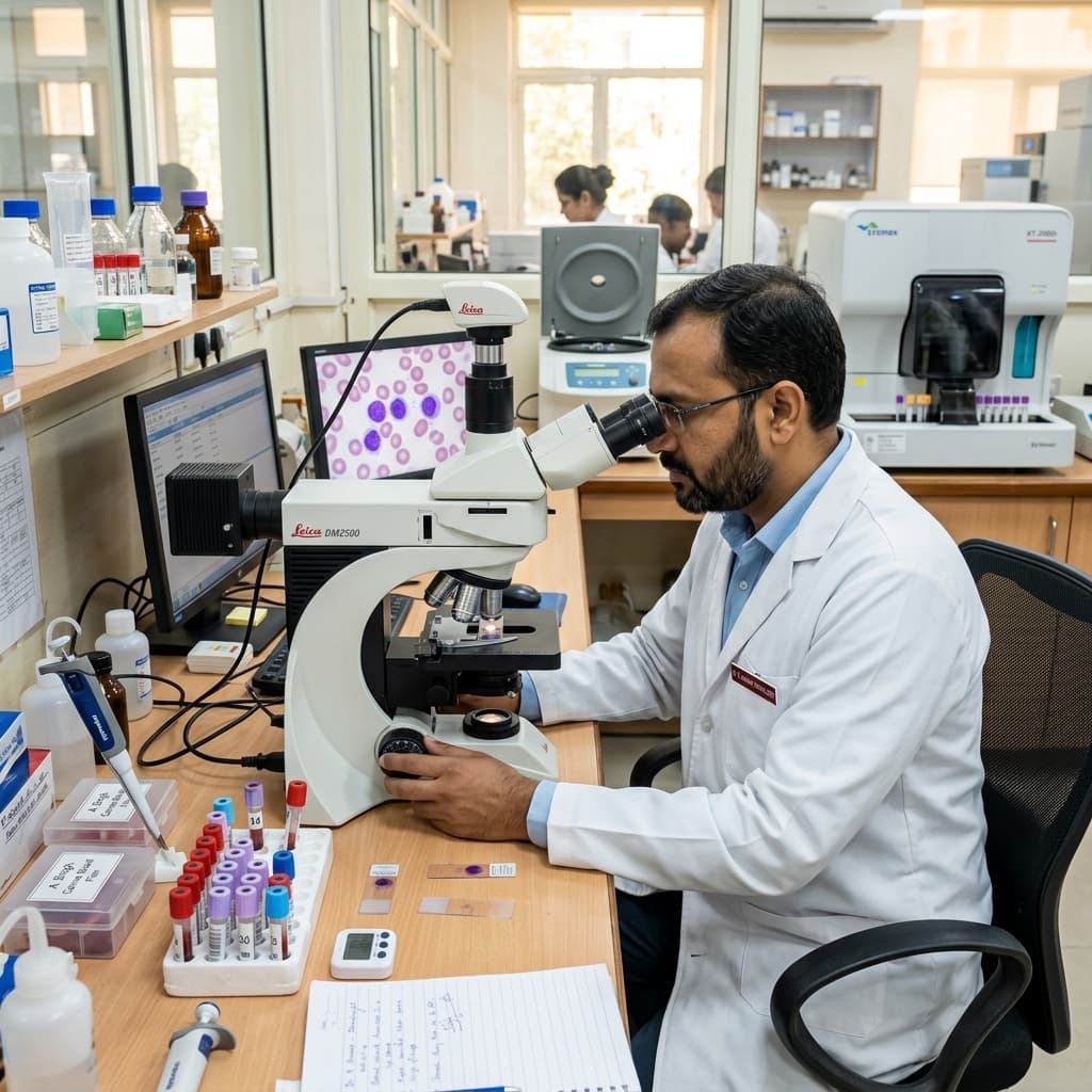 Pathology Analysis Desk